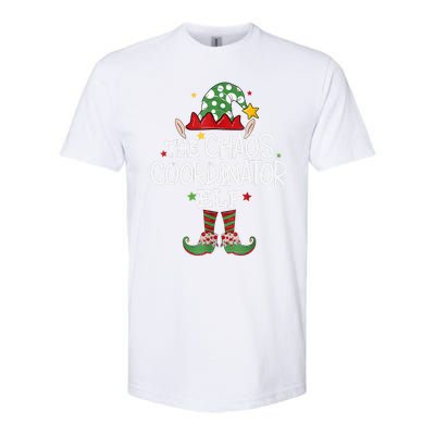 IM The Chaos Coordinator Elf Funny Christmas Matching Elf Softstyle CVC T-Shirt