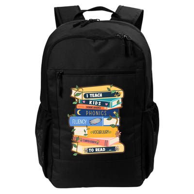 I Teach Child To Read Bookworm Daily Commute Backpack