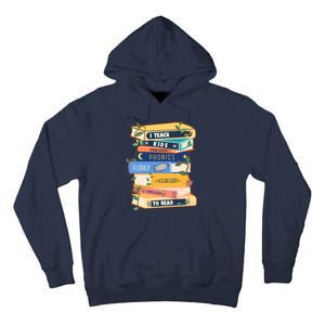 I Teach Child To Read Bookworm Tall Hoodie