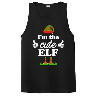 I'm The Cute Elf Matching Family Funny Christmas Group Gift Cute Gift PosiCharge Competitor Tank