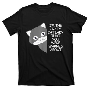 Im The Crazy Cat Lady That You Were Warned About Kamala 47 T-Shirt