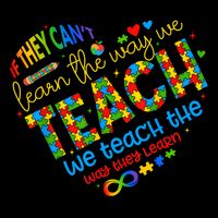 If They Can't Learn The Way We Teach Special Ed Teacher 7-Panel Snapback Hat