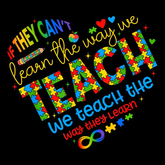 If They Can't Learn The Way We Teach Special Ed Teacher 7-Panel Snapback Hat