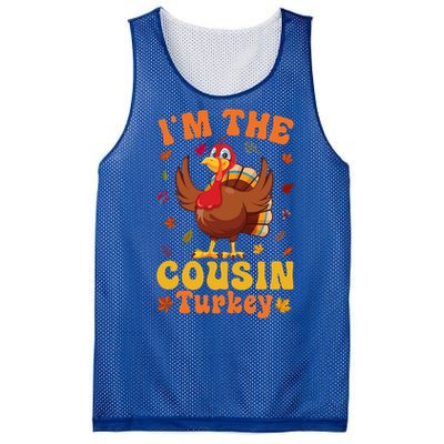 IM The Cousin Turkey Group Matching Thanksgiving Gift Mesh Reversible Basketball Jersey Tank