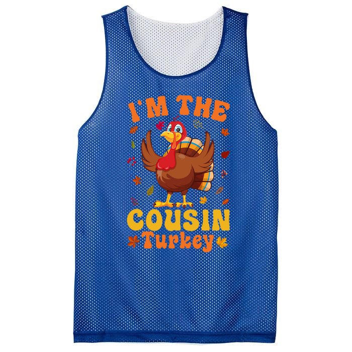 IM The Cousin Turkey Group Matching Thanksgiving Gift Mesh Reversible Basketball Jersey Tank