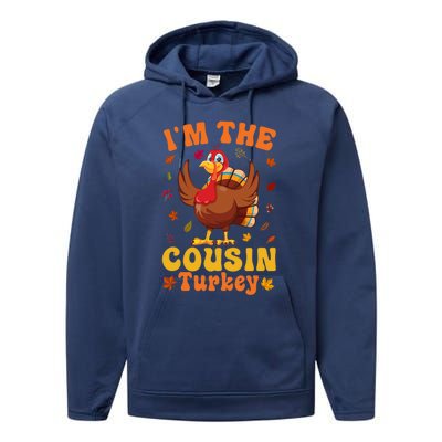 IM The Cousin Turkey Group Matching Thanksgiving Gift Performance Fleece Hoodie