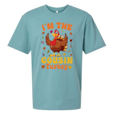 IM The Cousin Turkey Group Matching Thanksgiving Gift Sueded Cloud Jersey T-Shirt