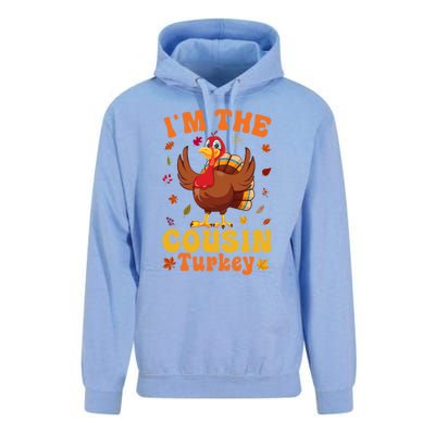 IM The Cousin Turkey Group Matching Thanksgiving Gift Unisex Surf Hoodie