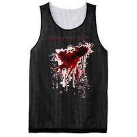 I Took Care Of It Bloody Blood Stained Horror Costume Gift Mesh Reversible Basketball Jersey Tank