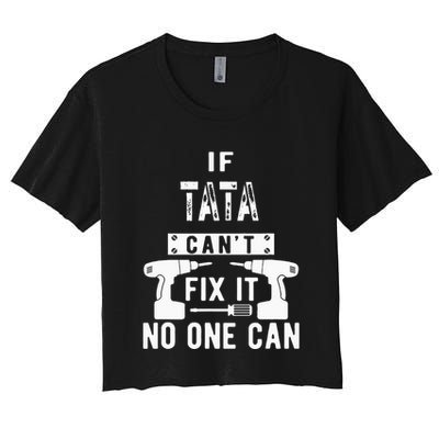 If Tata Cant Fix It No One Can Spain Spanish Grandpa Crop Top