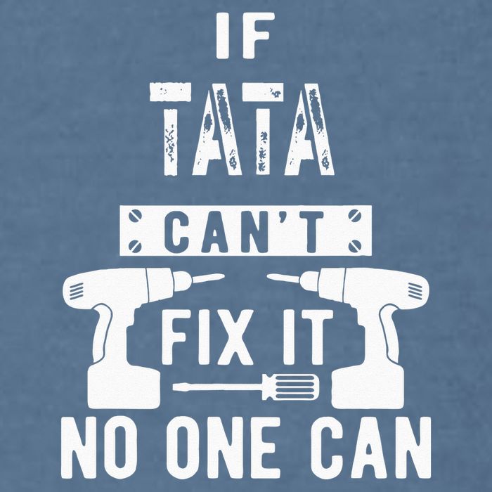 If Tata Cant Fix It No One Can Spain Spanish Grandpa Garment-Dyed Sweatshirt