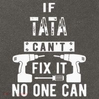 If Tata Cant Fix It No One Can Spain Spanish Grandpa Cotton Canvas Backpack