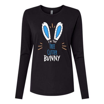 I'm Tree Cutter Bunny Ears Easter Sunday Funny Gift Womens Cotton Relaxed Long Sleeve T-Shirt