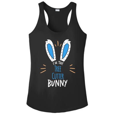 I'm Tree Cutter Bunny Ears Easter Sunday Funny Gift Ladies PosiCharge Competitor Racerback Tank