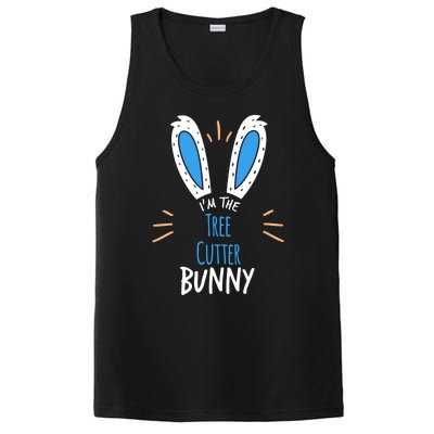 I'm Tree Cutter Bunny Ears Easter Sunday Funny Gift PosiCharge Competitor Tank