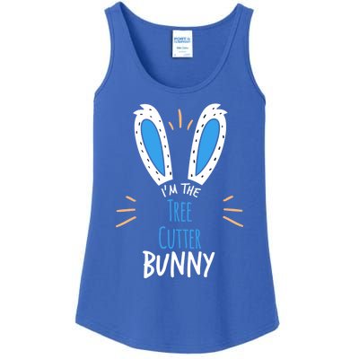 I'm Tree Cutter Bunny Ears Easter Sunday Funny Gift Ladies Essential Tank