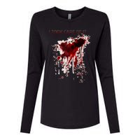 I Took Care Of It Bloody Blood Stained Horror Costume Womens Cotton Relaxed Long Sleeve T-Shirt