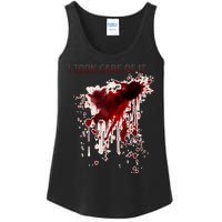 I Took Care Of It Bloody Blood Stained Horror Costume Ladies Essential Tank