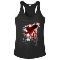 I Took Care Of It Bloody Blood Stained Horror Costume Ladies PosiCharge Competitor Racerback Tank