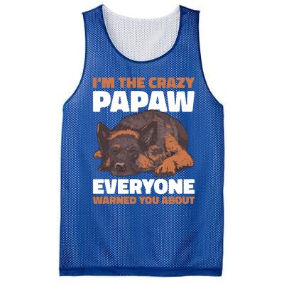 I'm The Crazy Papaw Everyone Warned You For Father's Day Great Gift Mesh Reversible Basketball Jersey Tank