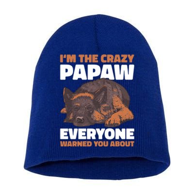 I'm The Crazy Papaw Everyone Warned You For Father's Day Great Gift Short Acrylic Beanie