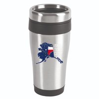 Isnt Texas Cute Alaska Home Ak State Design 16oz Travel Tumbler
