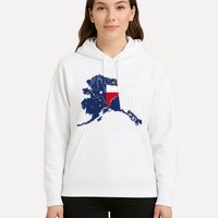 Isnt Texas Cute Alaska Home Ak State Design Hoodie
