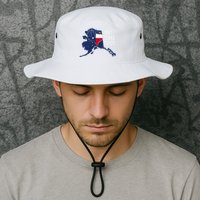 Isnt Texas Cute Alaska Home Ak State Design Bucket Hat
