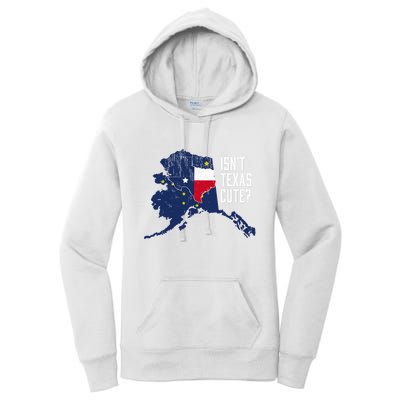 Isnt Texas Cute Alaska Home Ak State Design Women's Pullover Hoodie