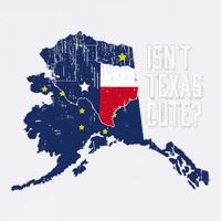 Isnt Texas Cute Alaska Home Ak State Design Youth Performance Sprint T-Shirt