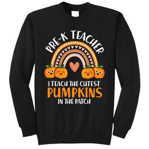 I Teach Cutest Pumpkins Pre K Teacher Halloween Sweatshirt