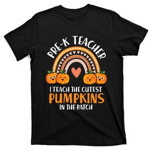 I Teach Cutest Pumpkins Pre K Teacher Halloween T-Shirt