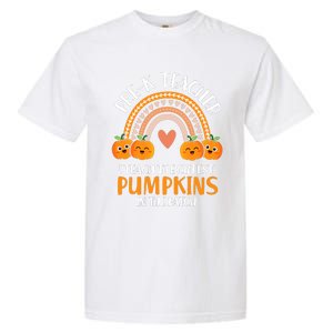 I Teach Cutest Pumpkins Pre K Teacher Halloween Garment-Dyed Heavyweight T-Shirt