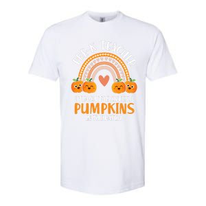 I Teach Cutest Pumpkins Pre K Teacher Halloween Softstyle CVC T-Shirt