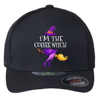 Im The Coffee Witch Matching Group Halloween Great Gift Flexfit Unipanel Trucker Cap