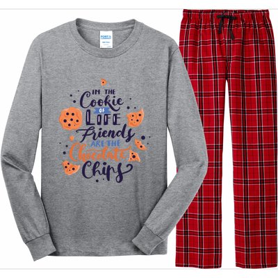 In The Cookie Of Life Friends Are The Chocolate Chips Cute Gift Long Sleeve Pajama Set