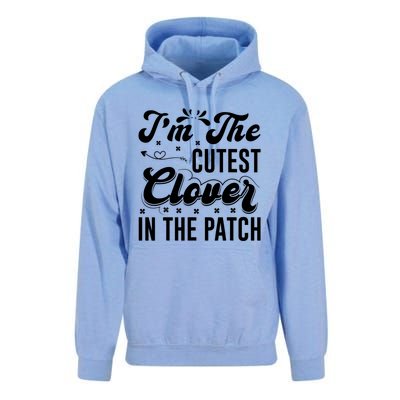 I'm The Cutest Clover In The Patch St Patrick's Day Unisex Surf Hoodie