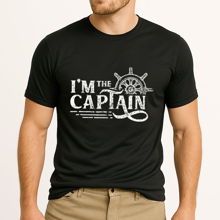 Im The Captain Skipper Lover Ship Boat Owner Cooling Performance Crew T-Shirt