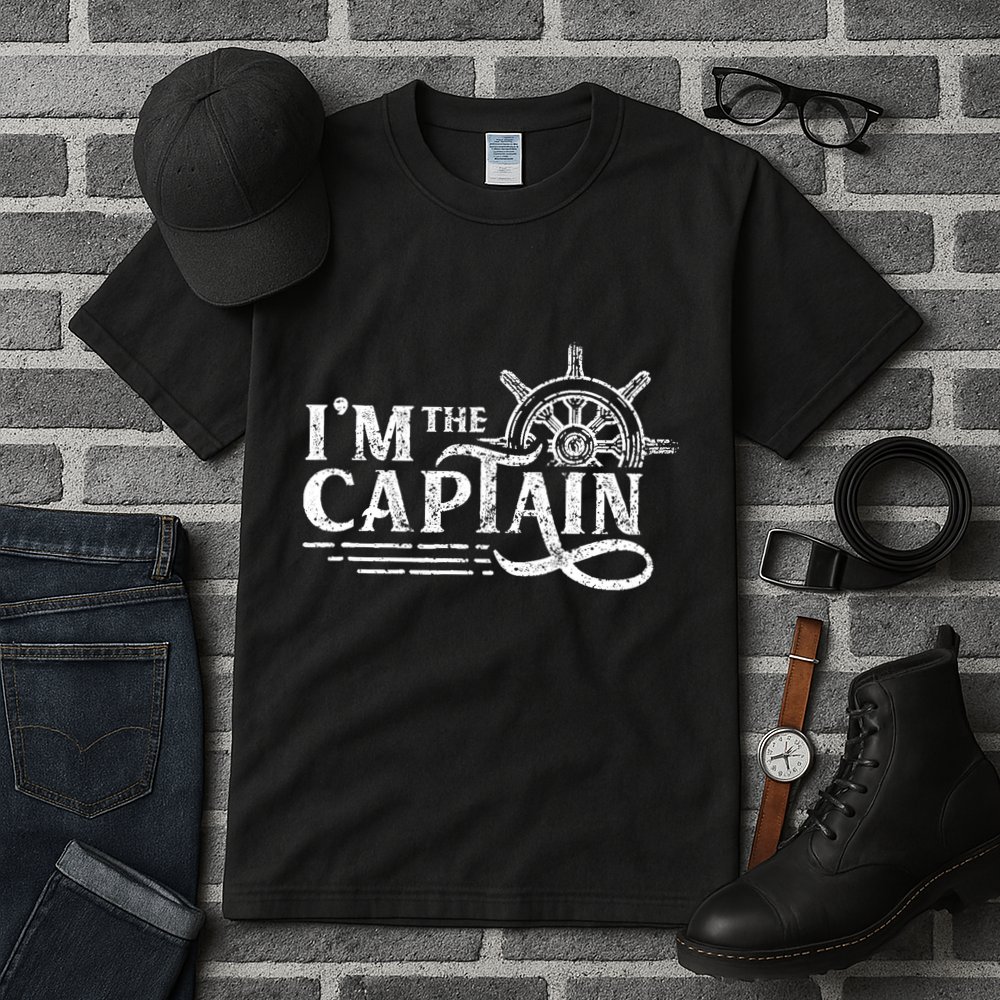 Im The Captain Skipper Lover Ship Boat Owner Tall T-Shirt