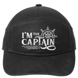 Im The Captain Skipper Lover Ship Boat Owner 7-Panel Snapback Hat