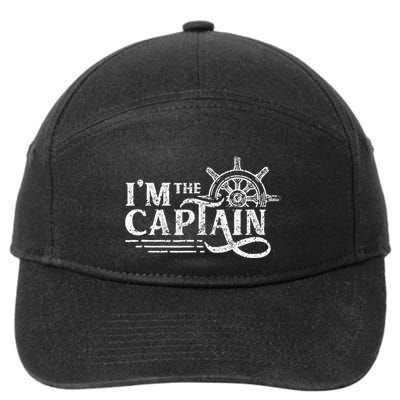 Im The Captain Skipper Lover Ship Boat Owner 7-Panel Snapback Hat