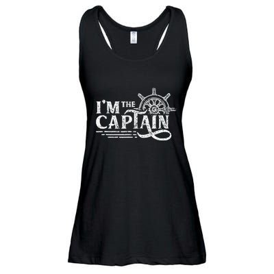 Im The Captain Skipper Lover Ship Boat Owner Ladies Essential Flowy Tank