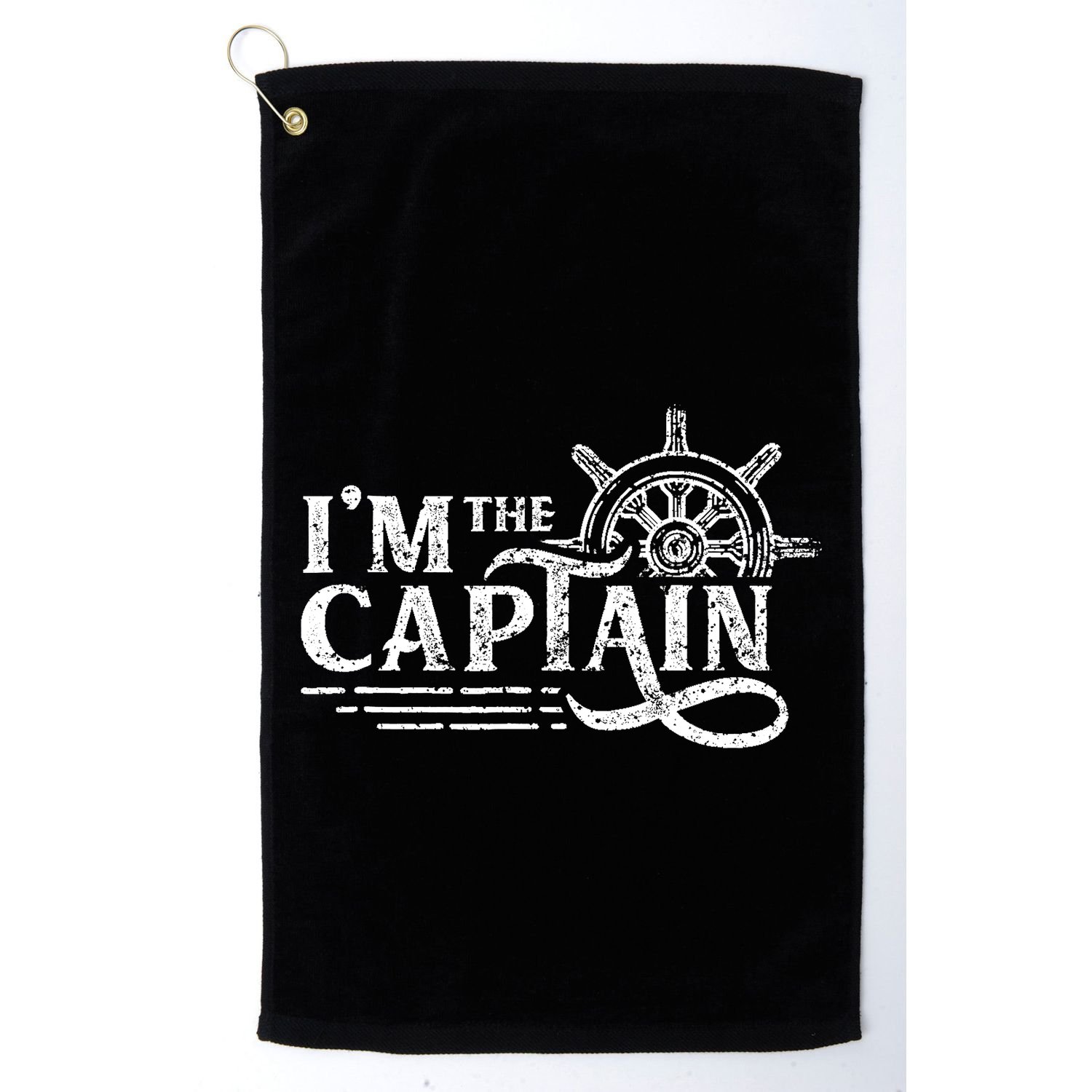 Im The Captain Skipper Lover Ship Boat Owner Golf Towel