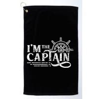 Im The Captain Skipper Lover Ship Boat Owner Golf Towel