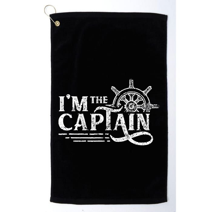 Im The Captain Skipper Lover Ship Boat Owner Golf Towel