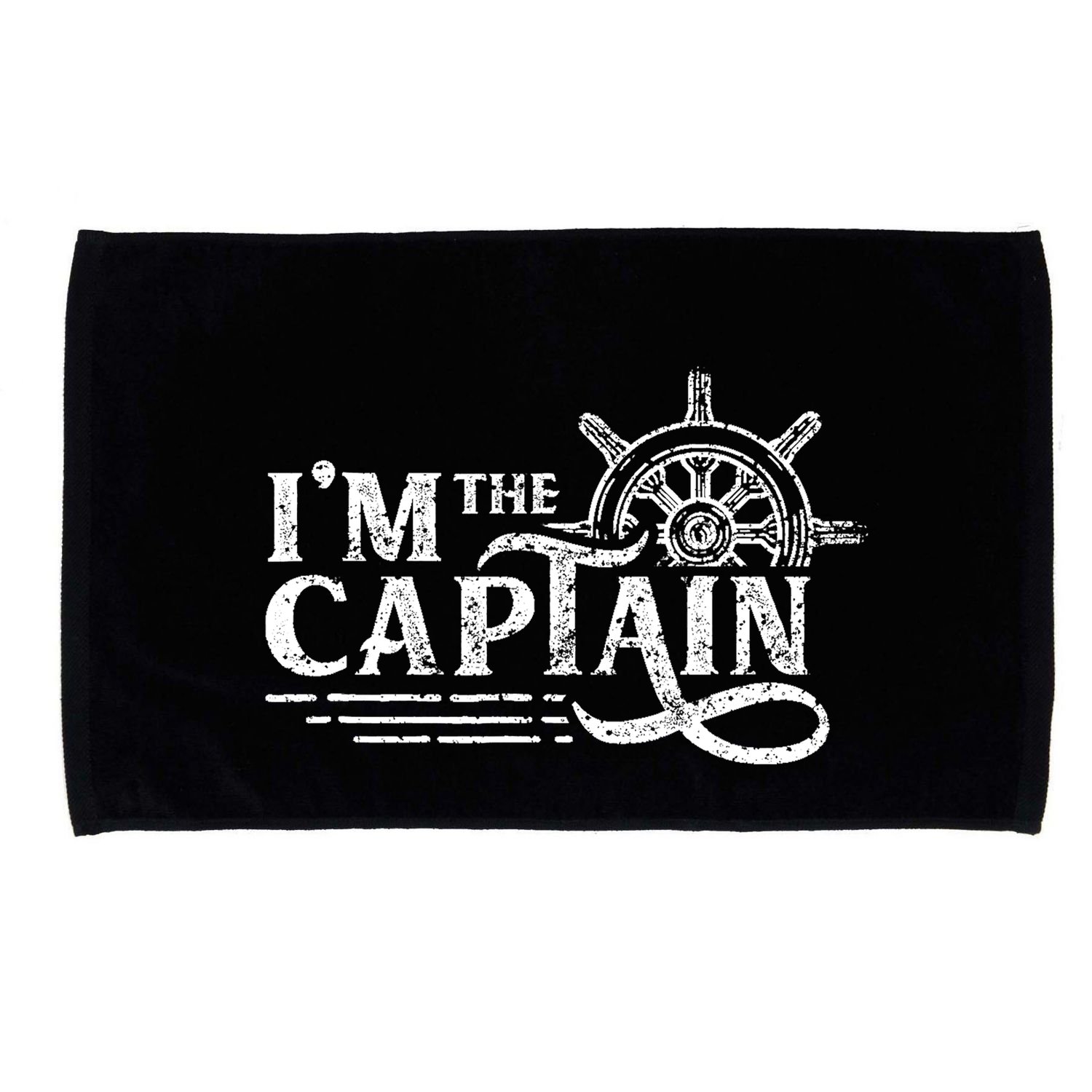 Im The Captain Skipper Lover Ship Boat Owner Microfiber Hand Towel