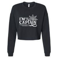 Im The Captain Skipper Lover Ship Boat Owner Cropped Pullover Crew