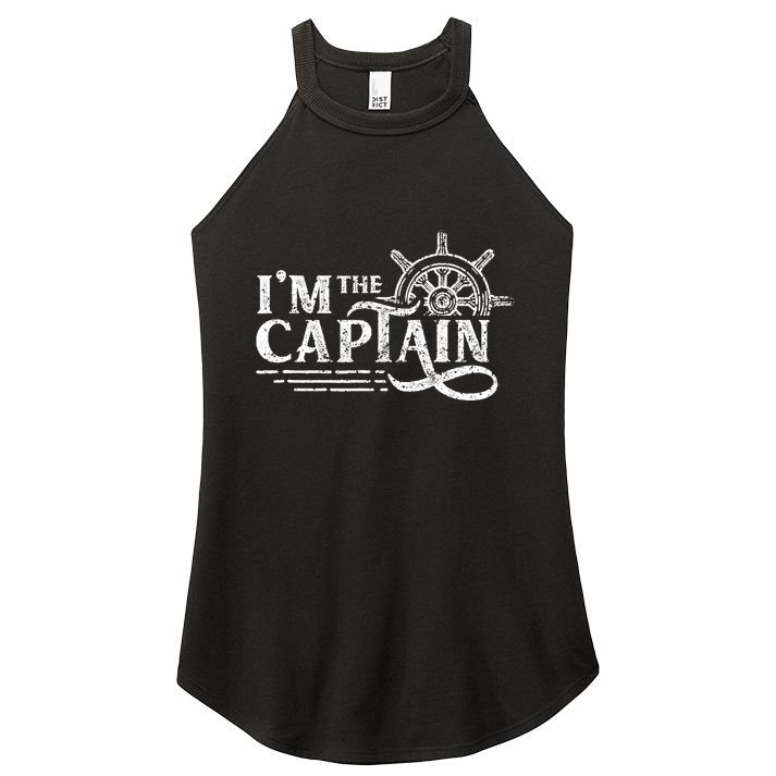 Im The Captain Skipper Lover Ship Boat Owner Women's Perfect Tri Rocker Tank