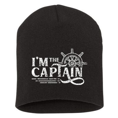 Im The Captain Skipper Lover Ship Boat Owner Short Acrylic Beanie