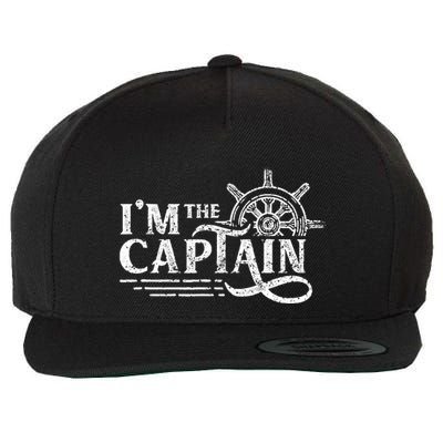 Im The Captain Skipper Lover Ship Boat Owner Wool Snapback Cap